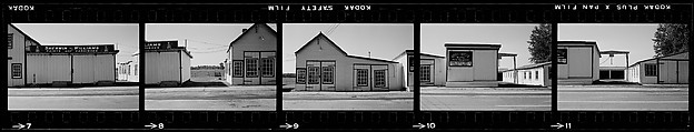 [854 Views of Container Corporation and Bethelehem Steel Industrial Architecture, Chicago Rail Yards, Architecture and Street Scenes, Galena Train Depot and Baggage Wagons, Pittsburgh and Pennsylvania Towns], Walker Evans (American, St. Louis, Missouri 1903–1975 New Haven, Connecticut), Film negative