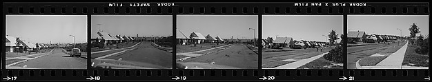[854 Views of Container Corporation and Bethelehem Steel Industrial Architecture, Chicago Rail Yards, Architecture and Street Scenes, Galena Train Depot and Baggage Wagons, Pittsburgh and Pennsylvania Towns], Walker Evans (American, St. Louis, Missouri 1903–1975 New Haven, Connecticut), Film negative