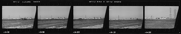 [854 Views of Container Corporation and Bethelehem Steel Industrial Architecture, Chicago Rail Yards, Architecture and Street Scenes, Galena Train Depot and Baggage Wagons, Pittsburgh and Pennsylvania Towns], Walker Evans (American, St. Louis, Missouri 1903–1975 New Haven, Connecticut), Film negative