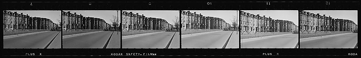 [70 Views of Italianate Revival Town Houses and Streets, Boston, Massachusetts, Possibly Commissioned by Fortune Magazine for Unpublished Article], Walker Evans (American, St. Louis, Missouri 1903–1975 New Haven, Connecticut), Film negative