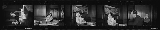 [238 Portraits of Anton Gray, Frank Walling, and Other Kennecott Copper Corporation Executives at Work, and Author John McDonald, New York and Montreal, Commissioned by Fortune Magazine for "The World of Kennecott" Series, Published November 1951], Walker Evans (American, St. Louis, Missouri 1903–1975 New Haven, Connecticut), Film negative