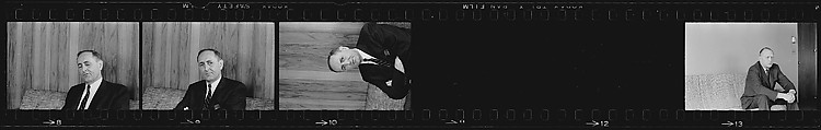 [21 Portraits of Unidentified Foundation Head, Commissioned by Vogue Magazine and Probably Unpublished], Walker Evans (American, St. Louis, Missouri 1903–1975 New Haven, Connecticut), Film negative