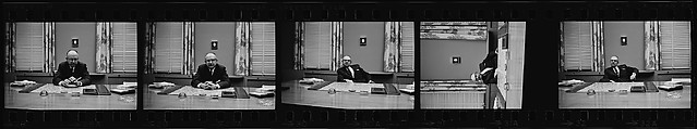[330 Portraits of Armstrong Cork Executives, Probably Commissioned by Fortune Magazine], Walker Evans (American, St. Louis, Missouri 1903–1975 New Haven, Connecticut), Film negative
