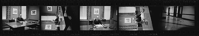 [330 Portraits of Armstrong Cork Executives, Probably Commissioned by Fortune Magazine], Walker Evans (American, St. Louis, Missouri 1903–1975 New Haven, Connecticut), Film negative