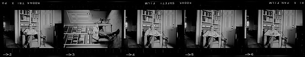 [93 Portraits of Two Unidentified Men, Probably Business Executives, at Work and Home, Possibly Commissioned by Fortune Magazine], Walker Evans (American, St. Louis, Missouri 1903–1975 New Haven, Connecticut), Film negative