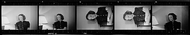 [8 Portraits of Two Unidentified Women], Walker Evans (American, St. Louis, Missouri 1903–1975 New Haven, Connecticut), Film negative