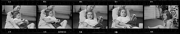 [132 Portraits of Two Young Girls, Possibly Iris and Eliza Mabry], Walker Evans (American, St. Louis, Missouri 1903–1975 New Haven, Connecticut), Film negative