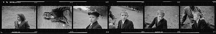 [104 Portraits of Young Girl and Boy on Lawn: 