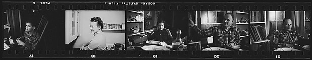 [34 Portraits of Clark Voorhees, John McDonald, and Others], Walker Evans (American, St. Louis, Missouri 1903–1975 New Haven, Connecticut), Film negative