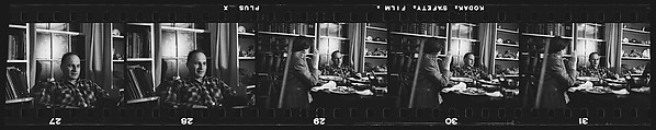 [34 Portraits of Clark Voorhees, John McDonald, and Others], Walker Evans (American, St. Louis, Missouri 1903–1975 New Haven, Connecticut), Film negative