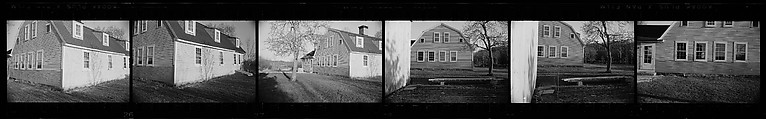 [64 Portraits of Anthony West and Lily Emmet West on Lawn and Views of House, Possibly Stonington, Connecticut], Walker Evans (American, St. Louis, Missouri 1903–1975 New Haven, Connecticut), Film negative