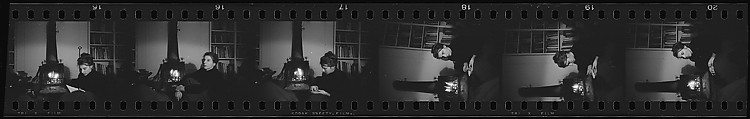 [34 Portraits of Mary Frank, New York City], Walker Evans (American, St. Louis, Missouri 1903–1975 New Haven, Connecticut), Film negative