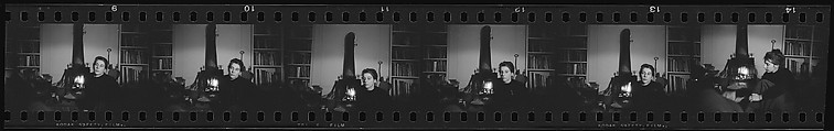 [34 Portraits of Mary Frank, New York City], Walker Evans (American, St. Louis, Missouri 1903–1975 New Haven, Connecticut), Film negative
