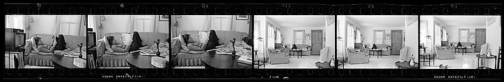 [32 Portraits of a Woman, Possibly Jane Evans Brewer in Florida], Walker Evans (American, St. Louis, Missouri 1903–1975 New Haven, Connecticut), Film negative