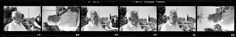 [193 Portraits of Unidentified Man and Woman at Beach House], Walker Evans (American, St. Louis, Missouri 1903–1975 New Haven, Connecticut), Film negative