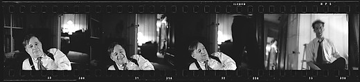 [63 Portraits of Robert Frank, Mary Frank, and Walker Evans], Walker Evans (American, St. Louis, Missouri 1903–1975 New Haven, Connecticut), Film negative
