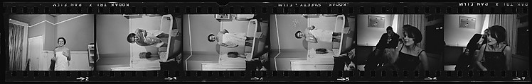 [16 Portraits of Isabelle Evans in Bathtub and at Party, New York City], Walker Evans (American, St. Louis, Missouri 1903–1975 New Haven, Connecticut), Film negative