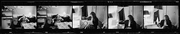 [63 Portraits of Robert Frank, Mary Frank, and Walker Evans], Walker Evans (American, St. Louis, Missouri 1903–1975 New Haven, Connecticut), Film negative