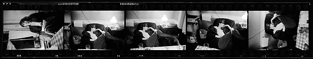 [63 Portraits of Robert Frank, Mary Frank, and Walker Evans], Walker Evans (American, St. Louis, Missouri 1903–1975 New Haven, Connecticut), Film negative