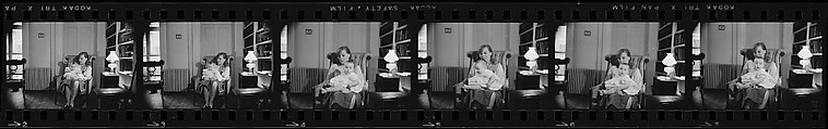 [72 Portraits of Caroline Blackwood and Baby], Walker Evans (American, St. Louis, Missouri 1903–1975 New Haven, Connecticut), Film negative