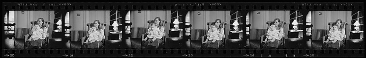 [72 Portraits of Caroline Blackwood and Baby], Walker Evans (American, St. Louis, Missouri 1903–1975 New Haven, Connecticut), Film negative