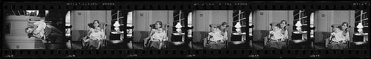 [72 Portraits of Caroline Blackwood and Baby], Walker Evans (American, St. Louis, Missouri 1903–1975 New Haven, Connecticut), Film negative