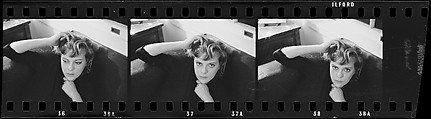 [106 Portraits of Caroline Blackwood], Walker Evans (American, St. Louis, Missouri 1903–1975 New Haven, Connecticut), Film negative
