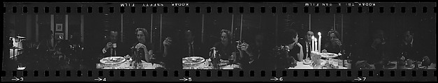 [72 Portraits of Robert Motherwell, Helen Frankenthaler, David Smith, Eleanor Clark, and Others], Walker Evans (American, St. Louis, Missouri 1903–1975 New Haven, Connecticut), Film negative