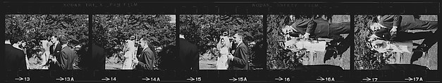 [147 Portraits of Guests at Wedding of Christie McDonald], Walker Evans (American, St. Louis, Missouri 1903–1975 New Haven, Connecticut), Film negative