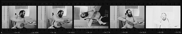 [37 Portraits of David Sylvester and Others], Walker Evans (American, St. Louis, Missouri 1903–1975 New Haven, Connecticut), Film negative