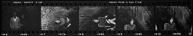 [23 Portraits of Walker Evans, Isabelle Evans, and Others, Old Lyme, Connecticut], Walker Evans (American, St. Louis, Missouri 1903–1975 New Haven, Connecticut), Film negative