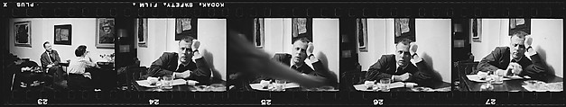 [111 Portraits of Jane Smith Evans, John McDonald, Walker Evans, and Unidentified Others at Parties], Walker Evans (American, St. Louis, Missouri 1903–1975 New Haven, Connecticut), Film negative
