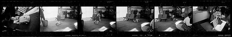[72 Portraits of the Jessup Children, Christmas 1957], Walker Evans (American, St. Louis, Missouri 1903–1975 New Haven, Connecticut), Film negative