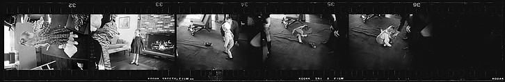 [72 Portraits of the Jessup Children, Christmas 1957], Walker Evans (American, St. Louis, Missouri 1903–1975 New Haven, Connecticut), Film negative