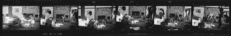 [72 Portraits of the Jessup Children, Christmas 1957], Walker Evans (American, St. Louis, Missouri 1903–1975 New Haven, Connecticut), Film negative