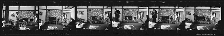 [72 Portraits of the Jessup Children, Christmas 1957], Walker Evans (American, St. Louis, Missouri 1903–1975 New Haven, Connecticut), Film negative