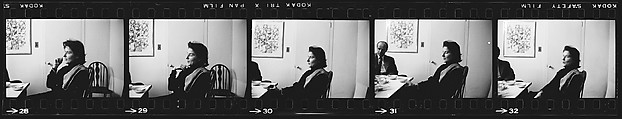 [30 Portraits of Vita Petersen at Dinner Party], Walker Evans (American, St. Louis, Missouri 1903–1975 New Haven, Connecticut), Film negative