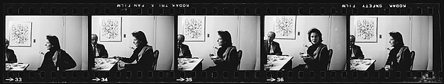 [30 Portraits of Vita Petersen at Dinner Party], Walker Evans (American, St. Louis, Missouri 1903–1975 New Haven, Connecticut), Film negative