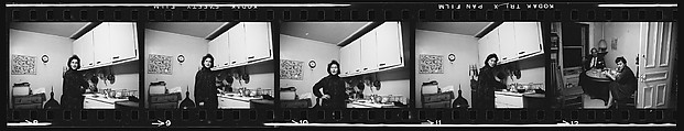 [30 Portraits of Vita Petersen at Dinner Party], Walker Evans (American, St. Louis, Missouri 1903–1975 New Haven, Connecticut), Film negative