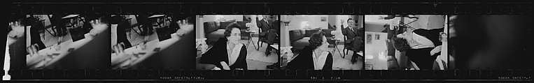 [74 Views of Vita Petersen and Others at Party], Walker Evans  American, Film negative