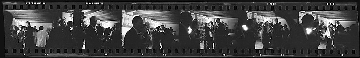 [284 Views of Party, Possibly New Year's Eve Party at Home of Robert Penn Warren], Walker Evans (American, St. Louis, Missouri 1903–1975 New Haven, Connecticut), Film negative