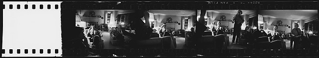 [284 Views of Party, Possibly New Year's Eve Party at Home of Robert Penn Warren], Walker Evans (American, St. Louis, Missouri 1903–1975 New Haven, Connecticut), Film negative