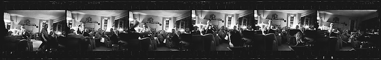 [284 Views of Party, Possibly New Year's Eve Party at Home of Robert Penn Warren], Walker Evans (American, St. Louis, Missouri 1903–1975 New Haven, Connecticut), Film negative