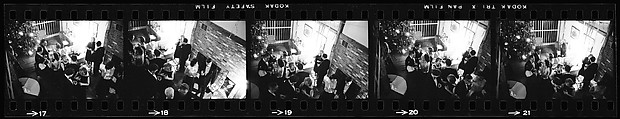 [284 Views of Party, Possibly New Year's Eve Party at Home of Robert Penn Warren], Walker Evans (American, St. Louis, Missouri 1903–1975 New Haven, Connecticut), Film negative