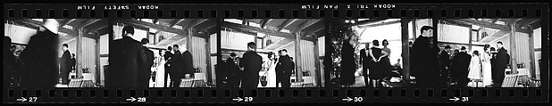 [284 Views of Party, Possibly New Year's Eve Party at Home of Robert Penn Warren], Walker Evans (American, St. Louis, Missouri 1903–1975 New Haven, Connecticut), Film negative