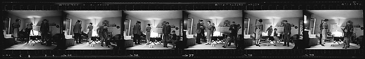 [284 Views of Party, Possibly New Year's Eve Party at Home of Robert Penn Warren], Walker Evans (American, St. Louis, Missouri 1903–1975 New Haven, Connecticut), Film negative