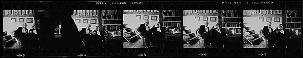[284 Views of Party, Possibly New Year's Eve Party at Home of Robert Penn Warren], Walker Evans (American, St. Louis, Missouri 1903–1975 New Haven, Connecticut), Film negative