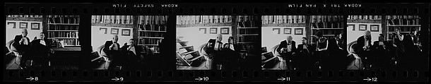 [284 Views of Party, Possibly New Year's Eve Party at Home of Robert Penn Warren], Walker Evans (American, St. Louis, Missouri 1903–1975 New Haven, Connecticut), Film negative