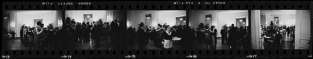 [284 Views of Party, Possibly New Year's Eve Party at Home of Robert Penn Warren], Walker Evans (American, St. Louis, Missouri 1903–1975 New Haven, Connecticut), Film negative