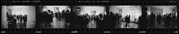 [284 Views of Party, Possibly New Year's Eve Party at Home of Robert Penn Warren], Walker Evans (American, St. Louis, Missouri 1903–1975 New Haven, Connecticut), Film negative